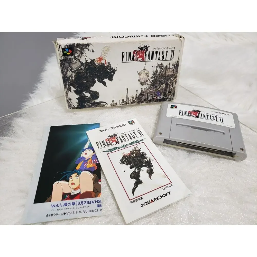 Complete Final Fantasy 6 VI Super Famicom Japanese Import JP Japan US Seller CIB